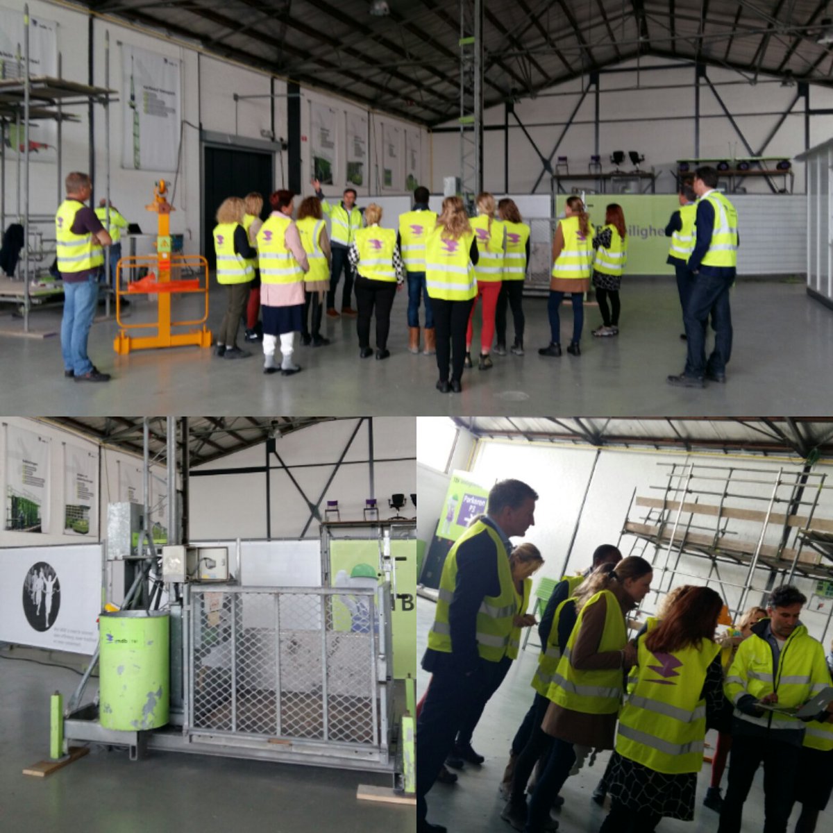 Alle communicatieadviseurs <a href="/TBI/">TBI</a> op bezoek bij MDB in Bergambacht voor overleg en presentatie slimme bouwplaats !