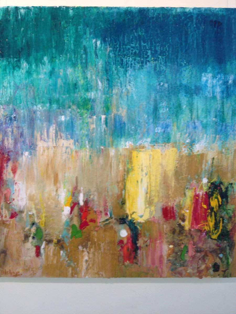 No42 beach colours #touchinglight #dorset #paintings