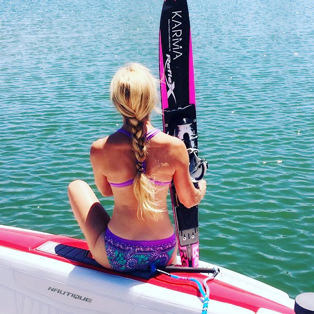 Perfect day to be on the water with dual KARMA training #reflexteam #reflexkarma #reflexbindings #reflexwaterskis 📷: <a href="/Larjoski/">Laurie Lindsey</a>