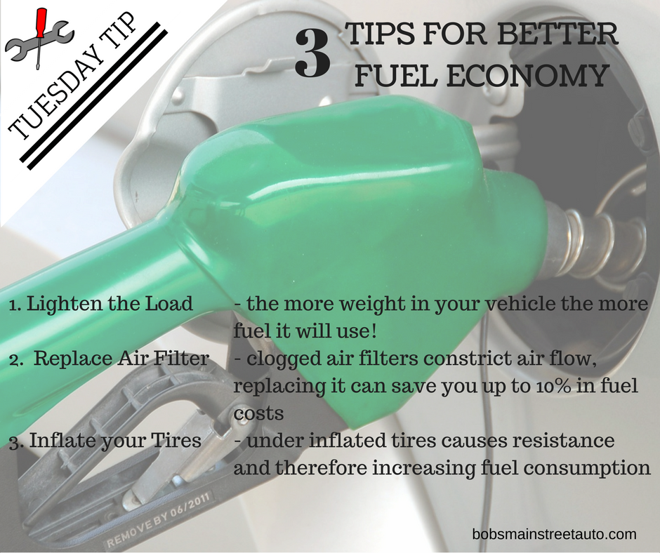 BobsAutoNTow's tweet photo. Are you looking for ways to save money on gas?
#TuesdayTip #betterfueleconomy #BobsMainStreetAuto https://t.co/WbMhLNKgwZ