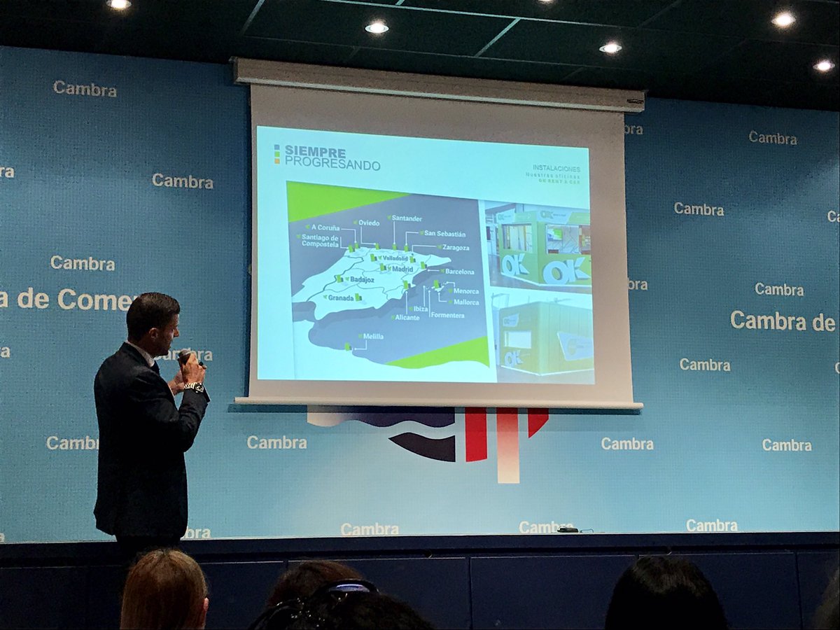 CD_Mallorca's tweet photo. Our BDE for the Balearics @VickyVich attended the conference by Othman Ktiri from @OKCars_es about business strategy and success. https://t.co/wk2S9dYLsn