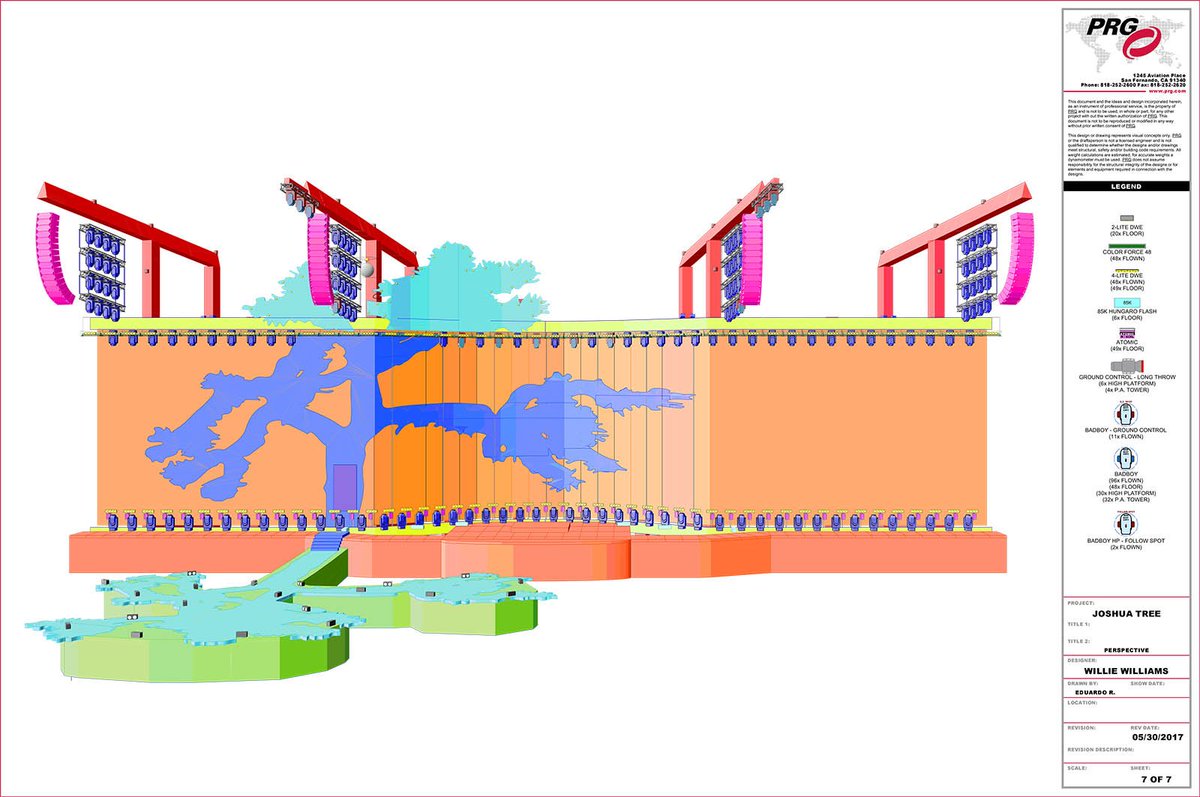 livedesignmag's tweet image. Willie Williams shares his #lightingplot for #U2 #JoshuaTreeTour Check 'em out: #lightingdesign goo.gl/Uj6WCn