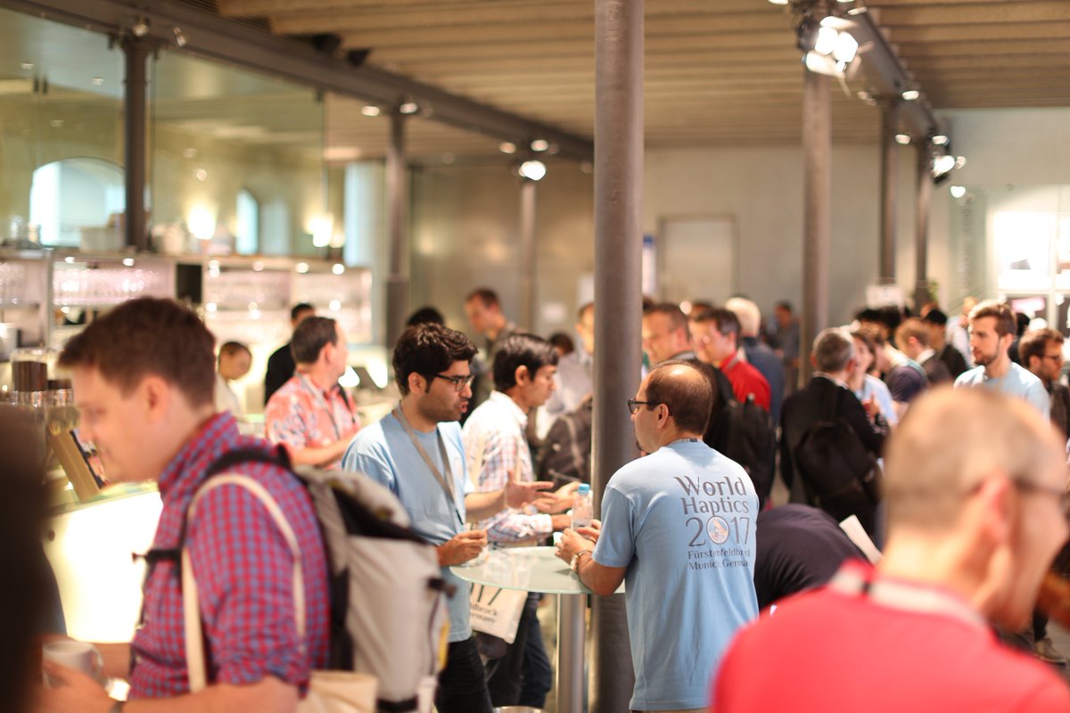 whc2017's tweet photo. Great networking opportunties at #Worldhaptics #WHC2017 https://t.co/1XQfSKSxBa