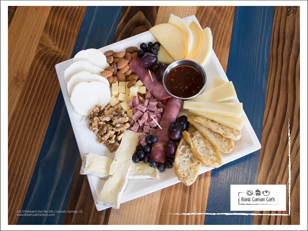 DreamCatcherCOS's tweet photo. Try the Charcuterie Plate, which comes with an assortment of tasty cheeses, meats, fresh fruits, and toasted crostini's! https://t.co/TYh16JEG2S