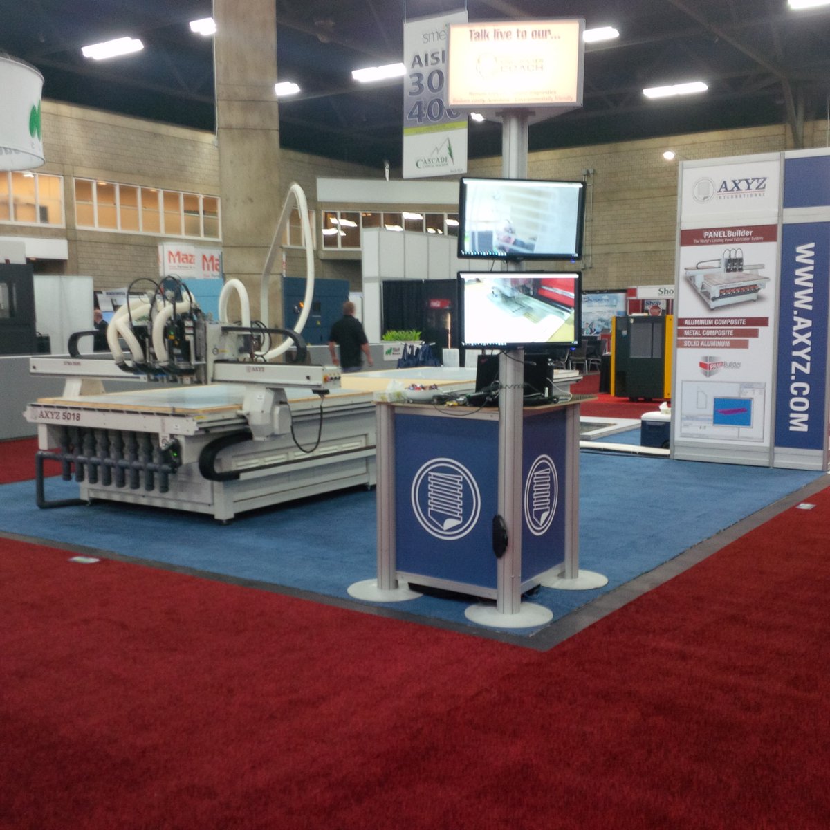 axyzrouters's tweet photo. #WMTS2017 starts today! Visit us at Booth 421 at Edmonton EXPO Centre June 6-8 for #CNCRouter live demonstrations on #ALPOLIC ACM https://t.co/pfugEG0a8Y