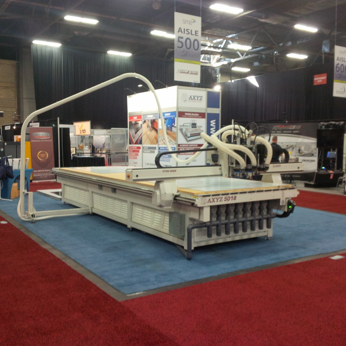 axyzrouters's tweet photo. #WMTS2017 starts today! Visit us at Booth 421 at Edmonton EXPO Centre June 6-8 for #CNCRouter live demonstrations on #ALPOLIC ACM https://t.co/pfugEG0a8Y