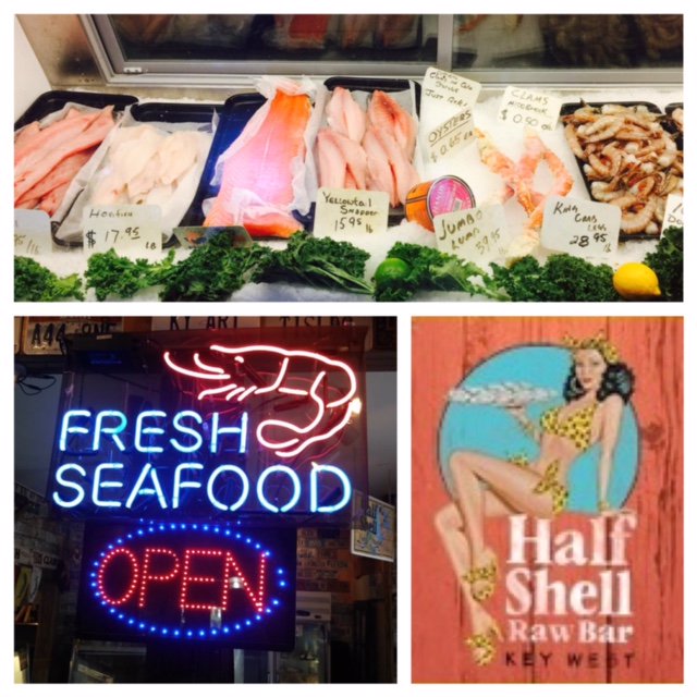 HistoricSeaport's tweet image. Did you know @HalfShellRawBar has their own fish market? See what's on their menu next time you're in #KeyWest!