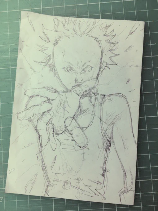TRIBUTE TO OTOMO  のボツラフです。コレもアキラの鉄雄 