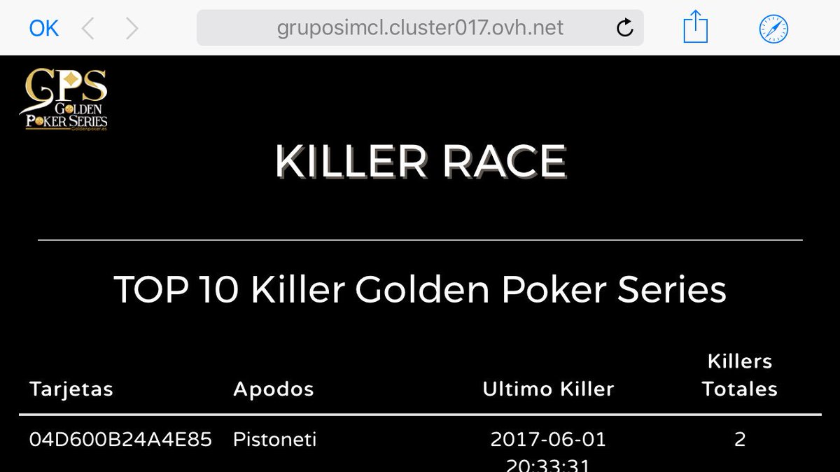 Ferna_Here's tweet photo. Gracias a @proyectainf tendremos operativo el nuevo control para el killer del día en las @poker_golden #proyectainformatica #golden 👌🏻 https://t.co/dvfXf437f3