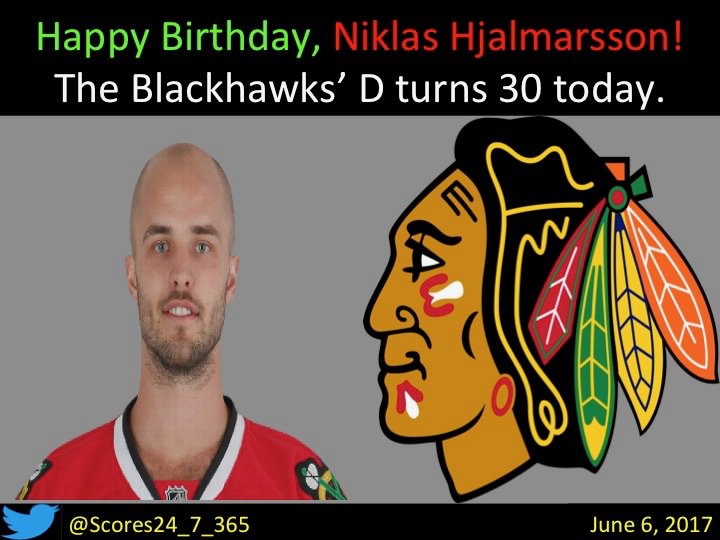  happy birthday Niklas Hjalmarsson! 