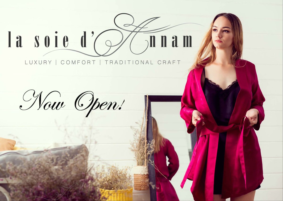 Discover now ! #Silk #luxury #opening 
lasoiedannam.com