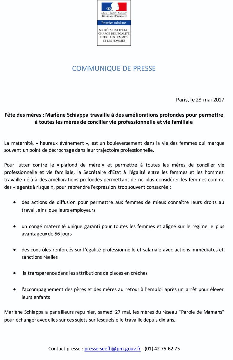 egalite_gouv's tweet photo. .@MarleneSchiappa travaille à des améliorations pr permettre à toutes les mères de concilier vie pro &amp; vie familiale https://t.co/Y0owvpyv3Y https://t.co/fAYBm8gKqv