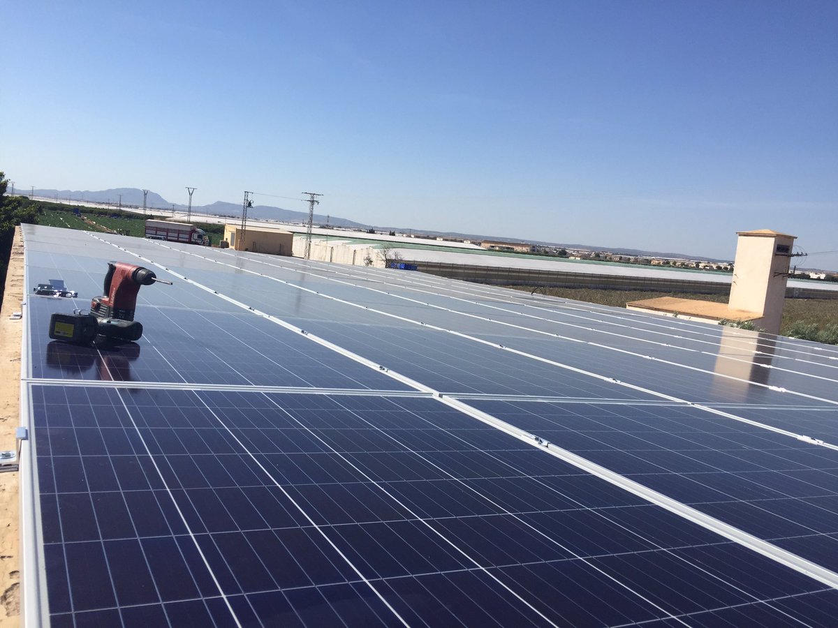 aecaenergia's tweet photo. Instalación riego solar 30 kw en #Torrepacheco....... https://t.co/uNCKdhJUpY