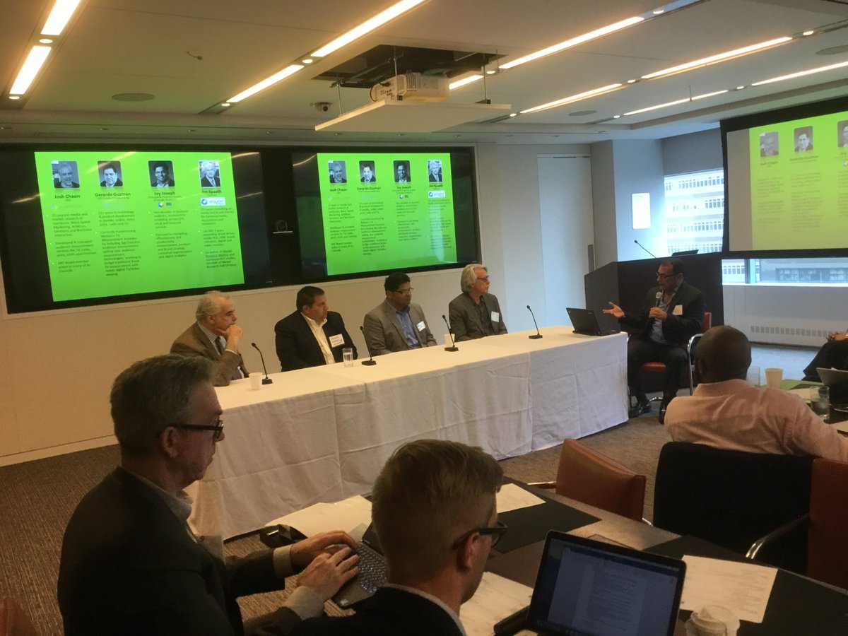 bimada's tweet photo. @NielsenKnows @comScore @iriworldwide & #SequentPartners execs discussing #multicultural #metrics @ANA #AIMM Confab. https://t.co/o32X6usz03