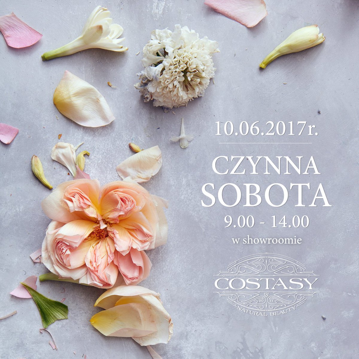 CostasyOfficial's tweet photo. Otwieramy nasz showroom w sobotę, 10.06.2017r. Możecie nas odwiedzić na ul. Ciołka 17 w Warszawie w godzinach 9.00 - 14.00! Do zobaczenia!❤️ https://t.co/MSgYr3Drtu