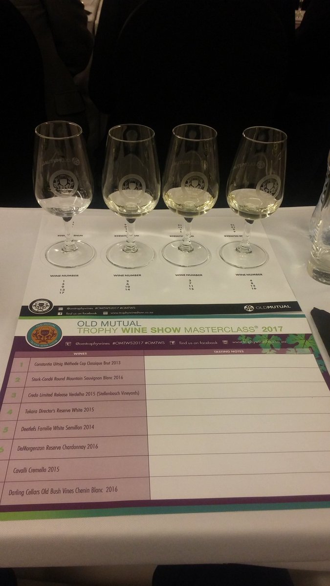 Old Mutual Trophy Wine Show Masterclass 2017 
#SouthAfrica #Wine #Gauteng #OMTWS2017 #OMTWS #Johannesburg #OldMutual #TrophyWineShow #Hotel