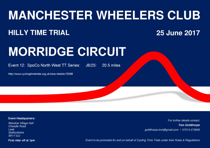 Sun 25th June is our Hilly TT nr Leek. Details and entry: goo.gl/ygIPmr Closes 13th June. Please RT far and wide! #spocoNW