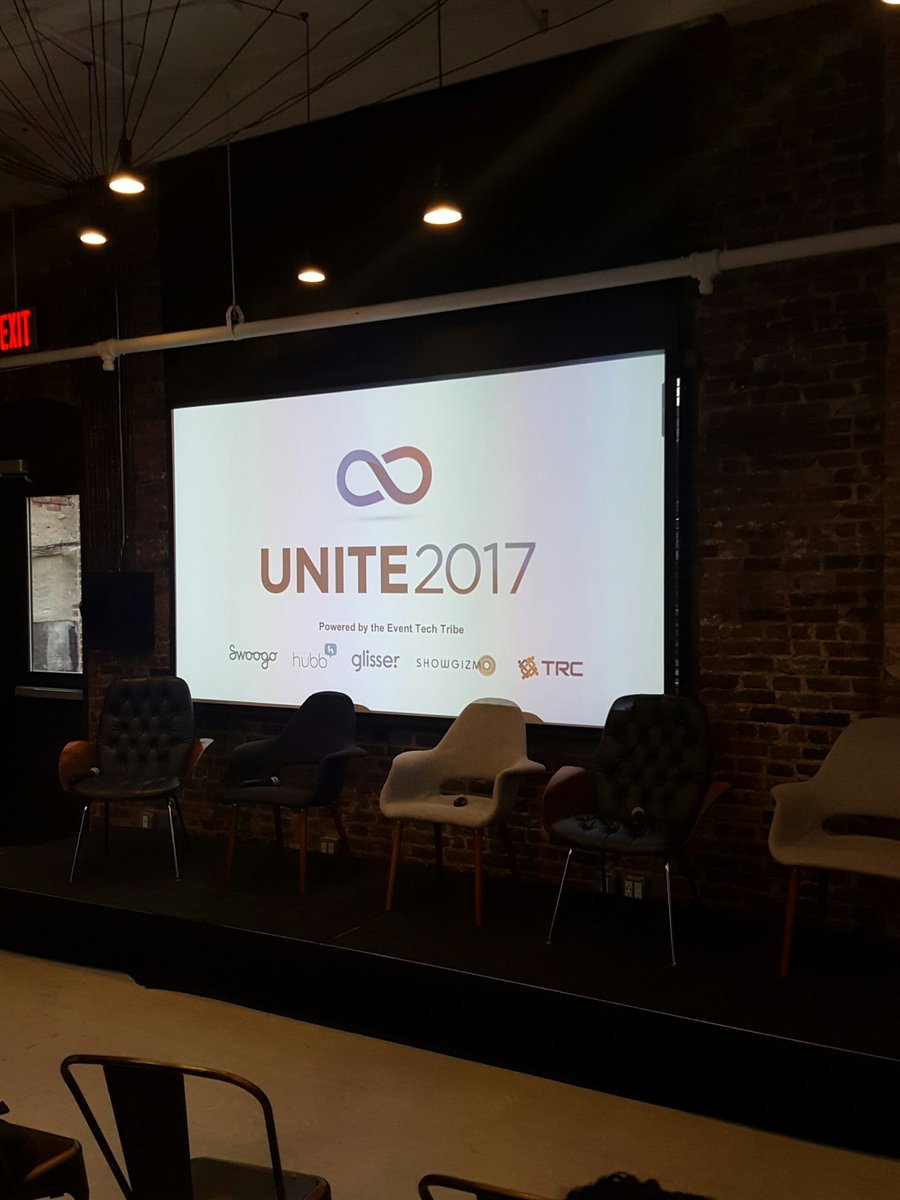Glisser's tweet photo. Unite 2017 is about to get underway with the #EventTechTribe and hosted by @davidadler! #Eventprofsunite https://t.co/N77SvzdzxW
