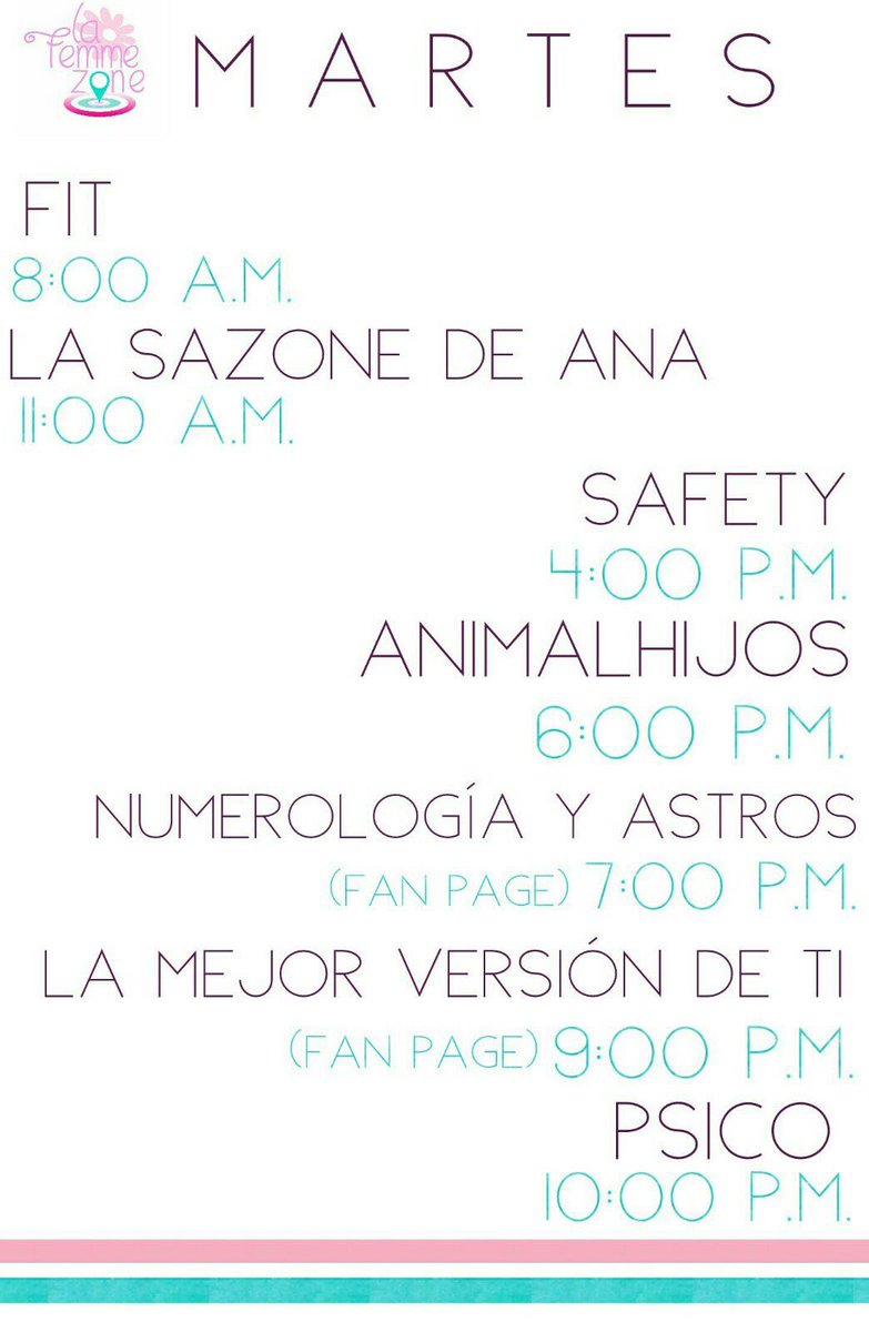 LaFemme_Zone's tweet photo. Las zones del día!!
#TuMundoMiMundo https://t.co/ltWSJElWWH