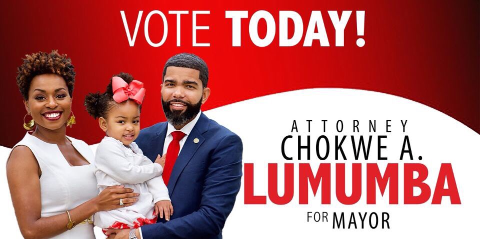 JxnPeoples's tweet photo. #VOTELUMUMBA #RestoringTheVision #lumumba2017 #LumumbaForMayor Let's go to the polls Jackson !! https://t.co/JXpX2JdXQ8