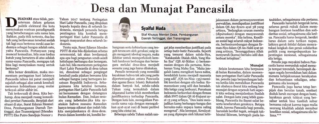 #DesaMunajatPancasila
<a href="/cakiminpkb/">Cak Imin</a> 
<a href="/Kadir_Karding/">Abdul Kadir Karding</a>