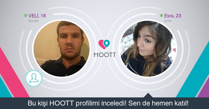 #HOOTTapp Yakınındaki kişilerle sohbet etmek için HOOTT indir. HOOTT ile Eğlen! goo.gl/jPUaB0