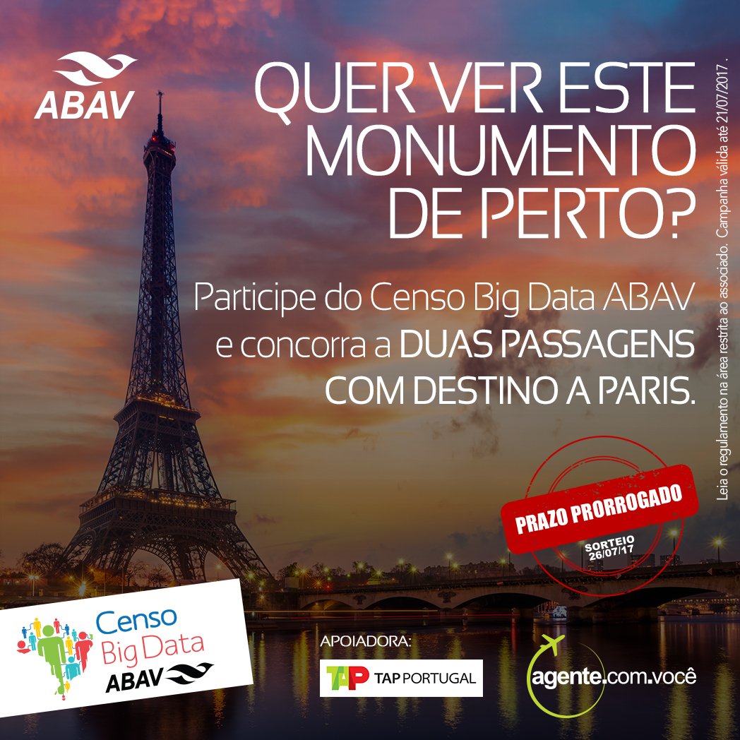 ABAVNacional's tweet photo. https://t.co/fSwxUbAAhw
Leia o regulamento.
#abav #associados #agentesdeviagens #CBDA #mapadoturismo #mercado #turismo #paris https://t.co/dfZW9s4Ycu