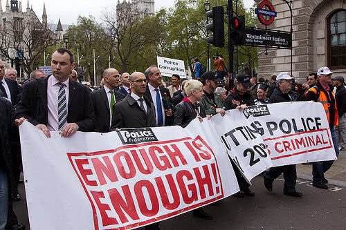 jeremycorbyn's tweet image. .@Theresa_May, five years ago police officers told you 'Enough is 'Enough' . You've stolen their slogan and thrown it back in their faces.