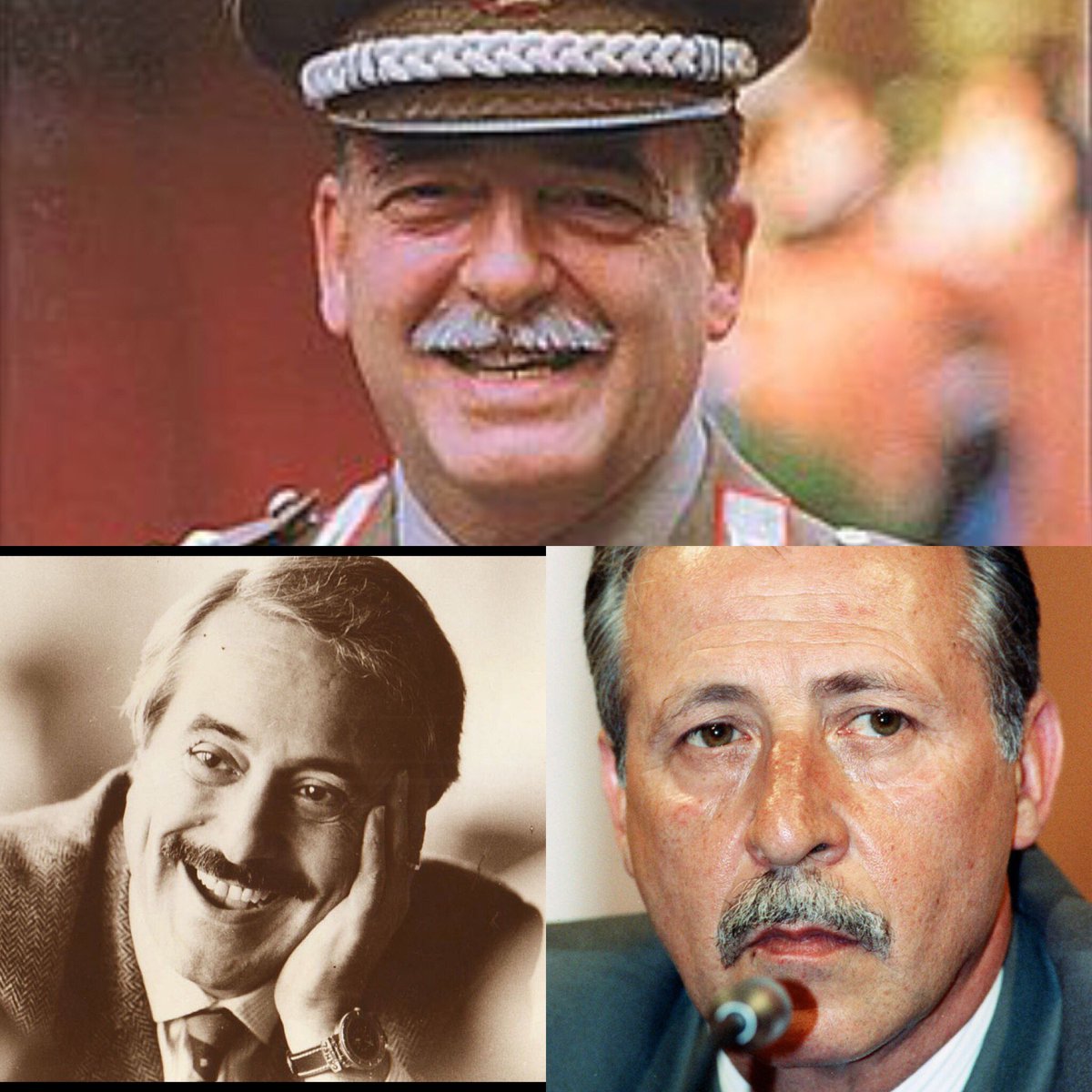 MassimoPassaro's tweet photo. La Cassazione offende le persone perbene e gli illustri morti garanti della legalità. Onore a FALCONE, BORSELLINO, DALLA CHIESA. https://t.co/QLR3Wo27sQ