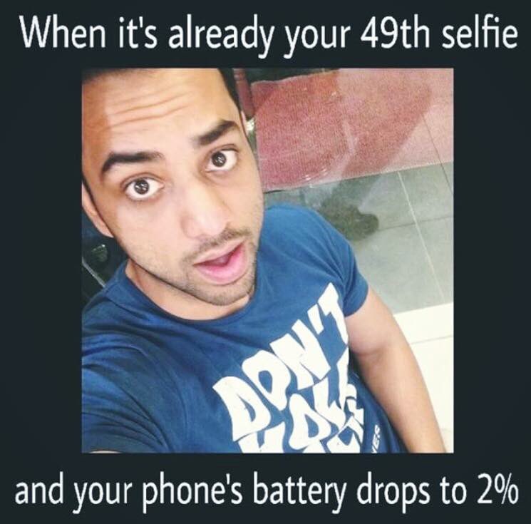 ashishofficial8's tweet photo. And I still couldn't get the perfect click 🙊😂
#SelfieMode #NeedPerfection #BatteryDrain 😑✨ https://t.co/a9BJvkar46