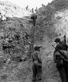 CPEGround's tweet photo. On #DDay 73 years ago, Rangers of the 2nd Ranger Battalion
scaled Pointe du Hoc. We owe a lot to the #GreatestGeneration. https://t.co/BNyrPf3Aj7