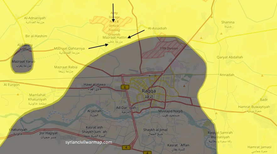 Raqqa Map