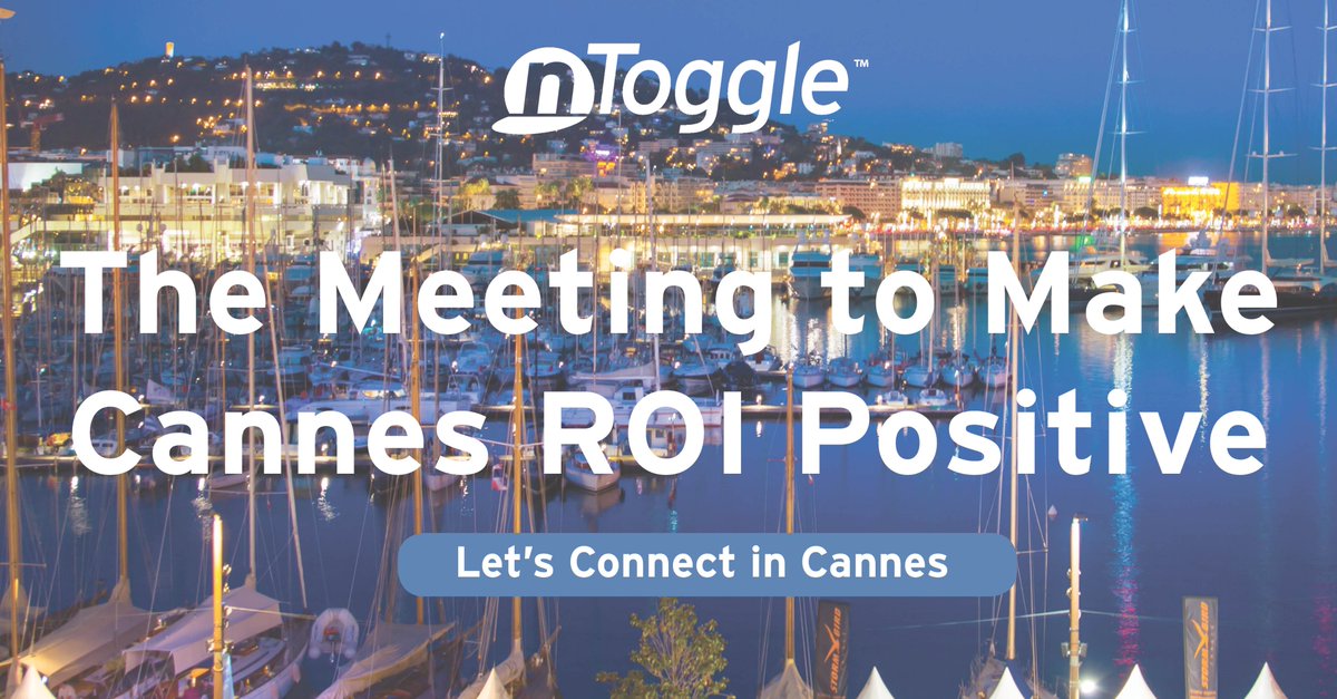 ntoggle's tweet photo. #CannesLions is right around the corner!  Let’s meet in the south of France.  @nToggle @adamsoroca @mbalabanian https://t.co/KmjKt5e1ZY https://t.co/WDOwvqc0lj