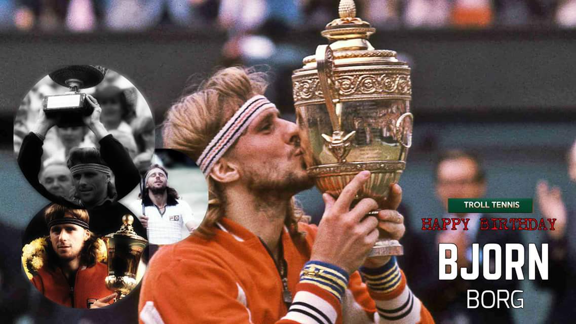 Happy 61st Birthday to the iceman - Bjorn Borg

- Sean 