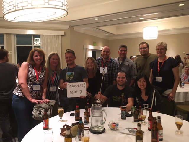 BrewingChemists's tweet photo. #ASBC2017 may be the best we've had yet! We had a blast playing Brains & Beer trivia with you all. Now, here's a snapshot of our winners. https://t.co/lHAgPBqz2g