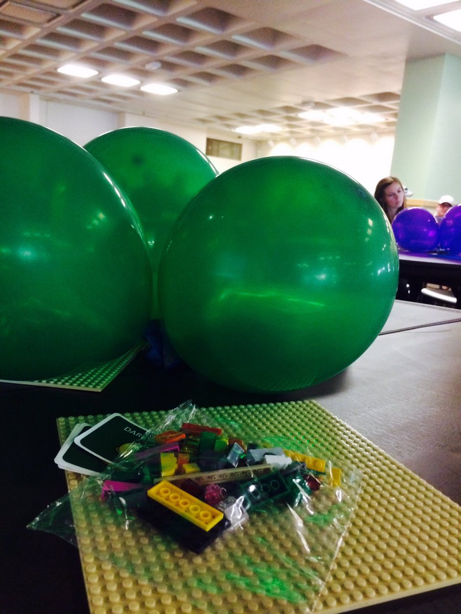TLC_DPS's tweet photo. It's Day 2 of Teacher Leader Institute and that means balloons and legos. #tlcdps #teamdps https://t.co/LYeTD2wNRQ