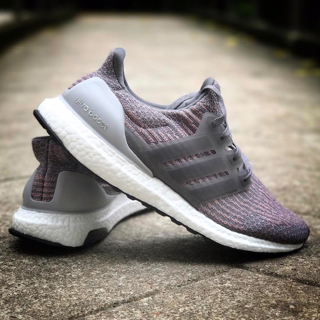 grey and pink ultra boost