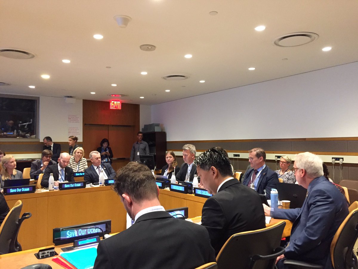 TomArnbom's tweet photo. UN Ocean conference Smögenlax is presenting sustainability solutions using waste as resource. A WWF #ClimateSolver company. #saveourocean https://t.co/aWf0oupOqC