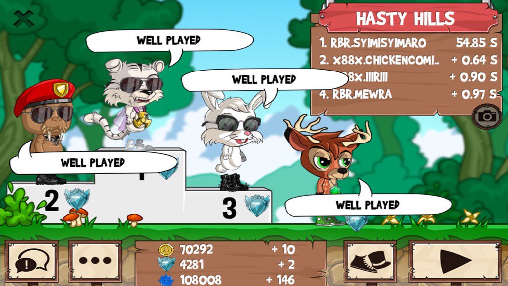 mewraFR2's tweet photo. Having a blast @ #funrun2 #Syimisyimaro #ChickenCominG #IIIRIII https://t.co/goEimgVtkr