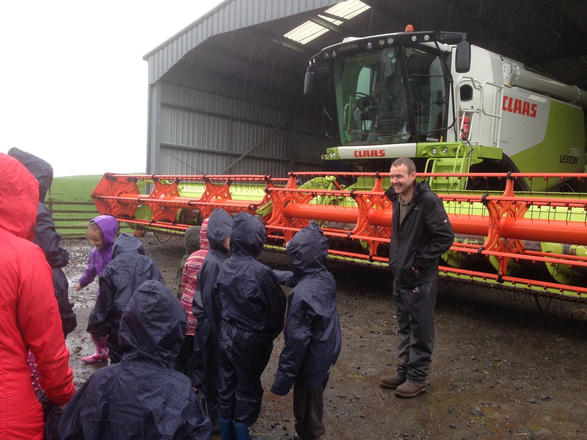 RHET_Lothian's tweet photo. Happy faces despite the rain! St Columba's pupils at Dalmeny Estate today @TheRHET https://t.co/2LAmIPbFz9