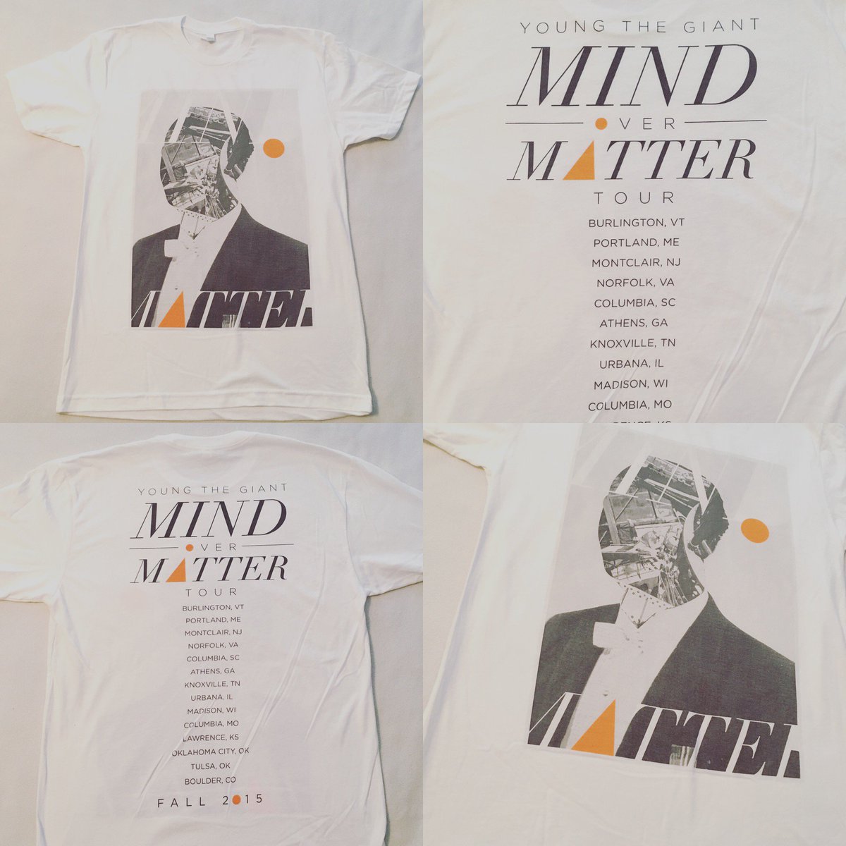 TourTeesRIP's tweet photo. Tour shirts from @youngthegiant ‘s #mindovermattertour for under $6. Grab one before they’re gone. #newvintage https://t.co/kgIndRjiAj https://t.co/H7zZ7F2g7K