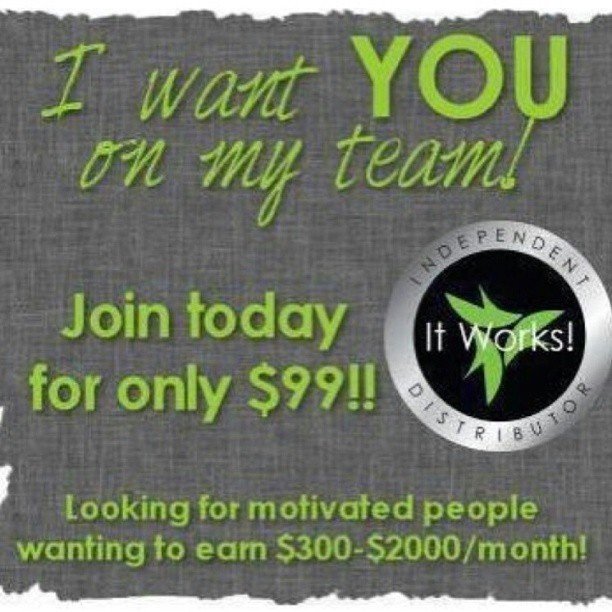 QueenNightt666's tweet photo. Message me for info how #itworks #workfromhome #ownhours #earnmoney #itworkslife #itworksdistributor #income https://t.co/3lDc3uWvlF