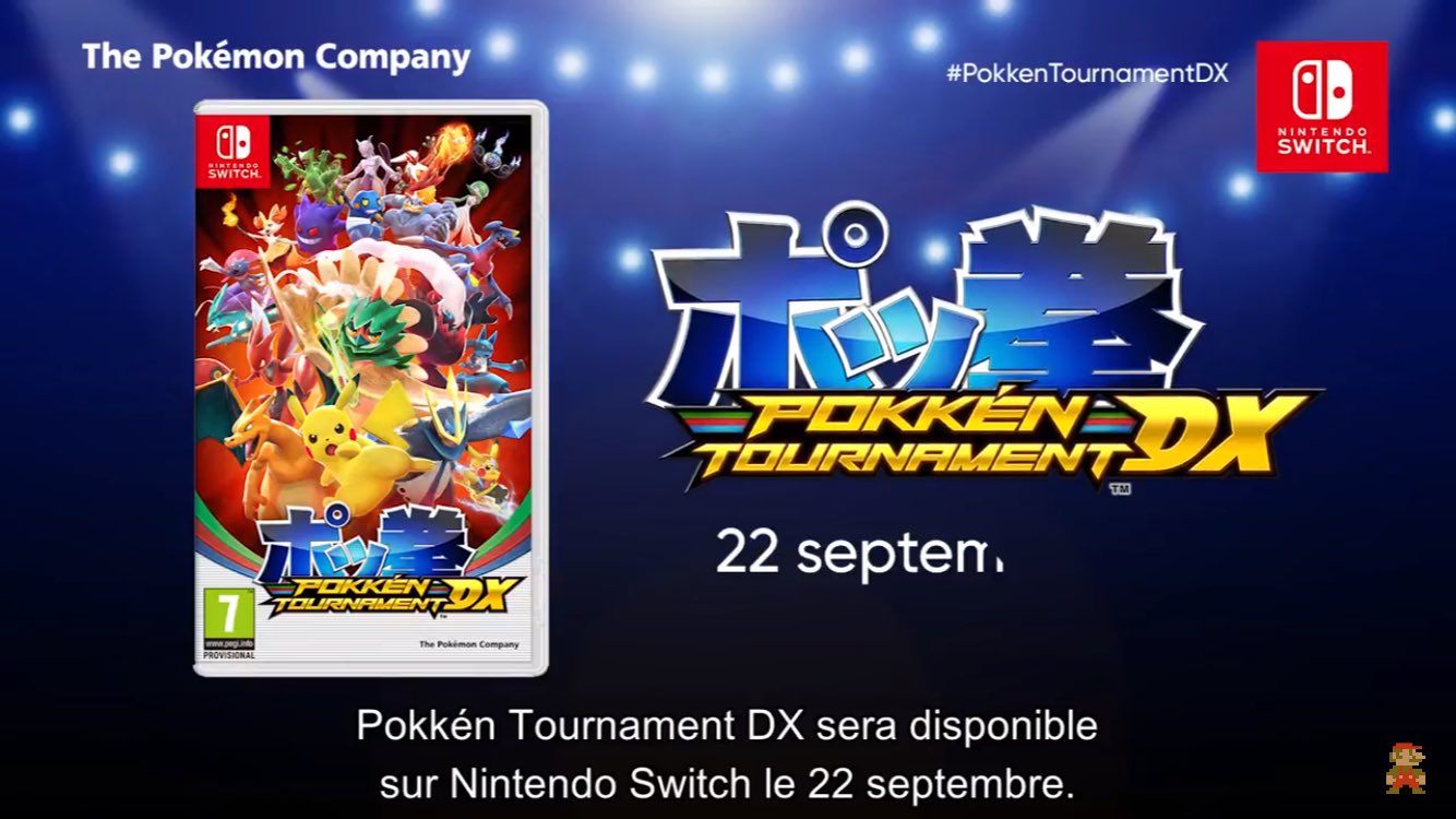 nintendo pokemon direct rotek, pokken tournament dx ultra sun moon lune soleil argent or 3ds