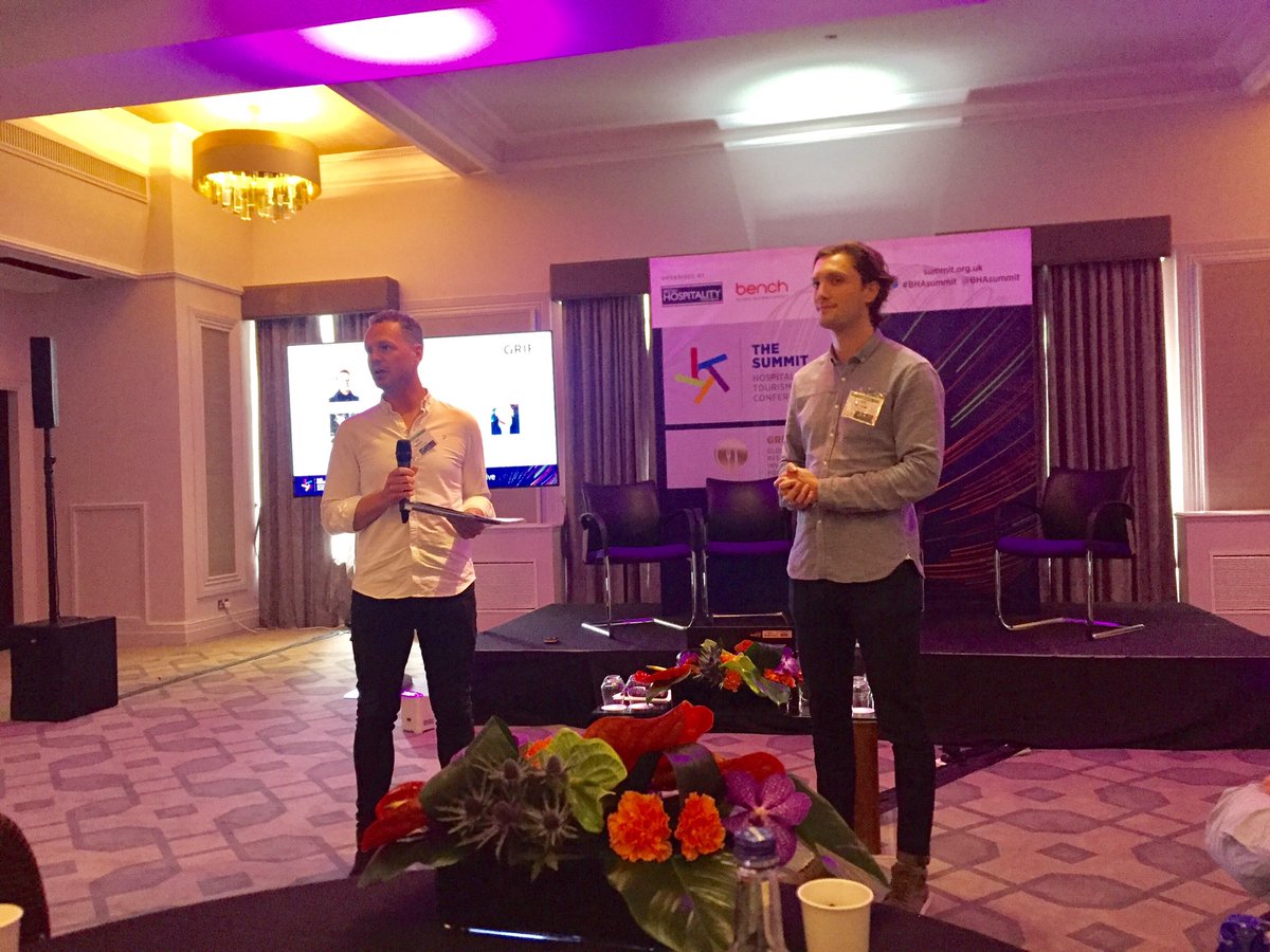 BHAsummit's tweet photo. Tom Martin @TheRumKitchen &amp; Rik Campbell @Kricketlondon talk adapting street food for the high street #BHAsummit https://t.co/ZqwFmeLbJi