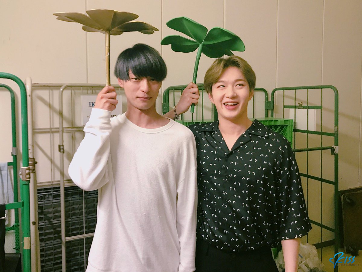 本日もチャンソプとMCのAKIさん👀🍀 #BTOB #비투비 #チャンソプ