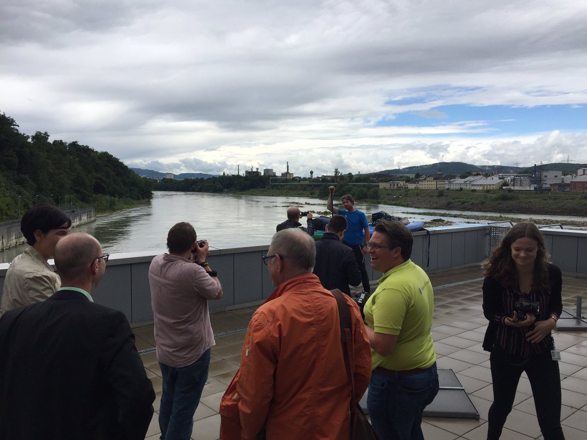 soupsurfer's tweet photo. Short stopover this morning for press conference with @Umwelthilfe @energiedienst Rheinfelden https://t.co/QPsa4bTDvy