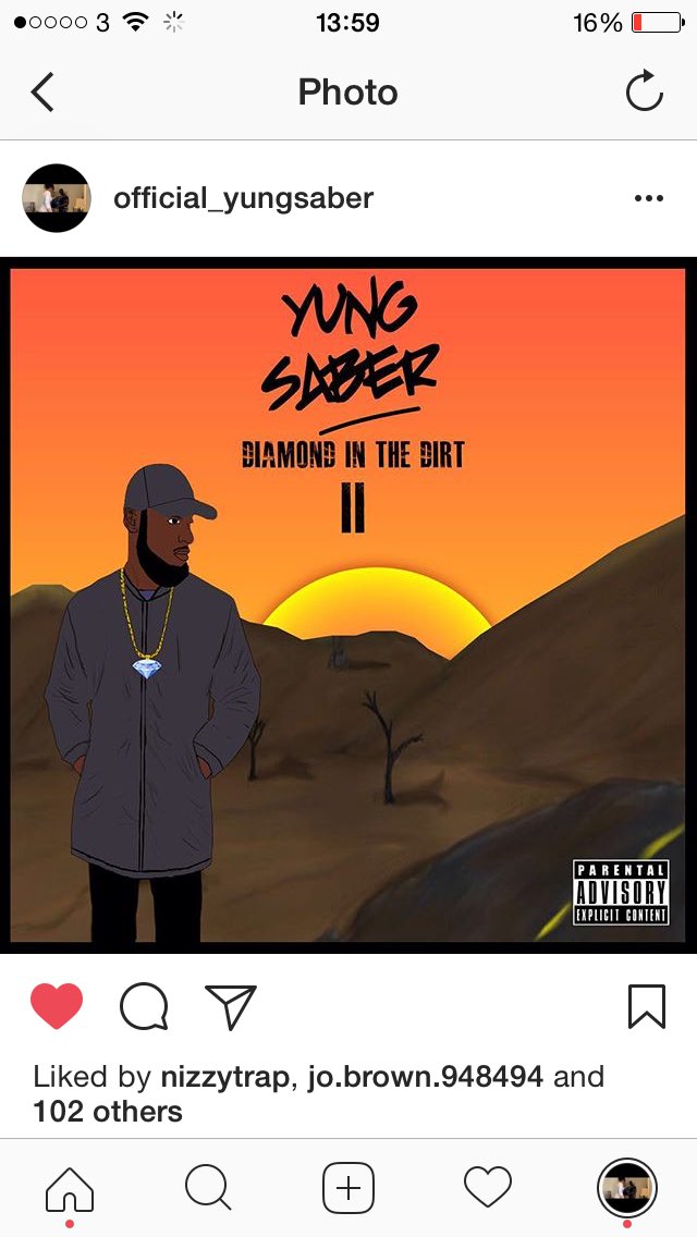 yungsaber's tweet photo. Album sounding proper ๐ #DITD2 https://t.co/aPsO32qjNS