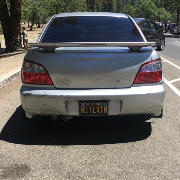 lcns_plts's tweet photo. NO TEXTN - No texting #California #licenseplate #Subaru #vanityplate https://t.co/DMmqoNPE4Y https://t.co/LvTF0rpw6e