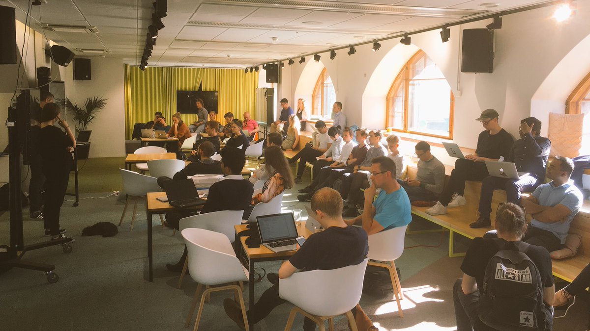 toniperamaki's tweet photo. What is newsworthy? That is one of the questions we are looking to answer today at #turbopump Founder's Session with @SF_Agency https://t.co/xWyrOhIM2F