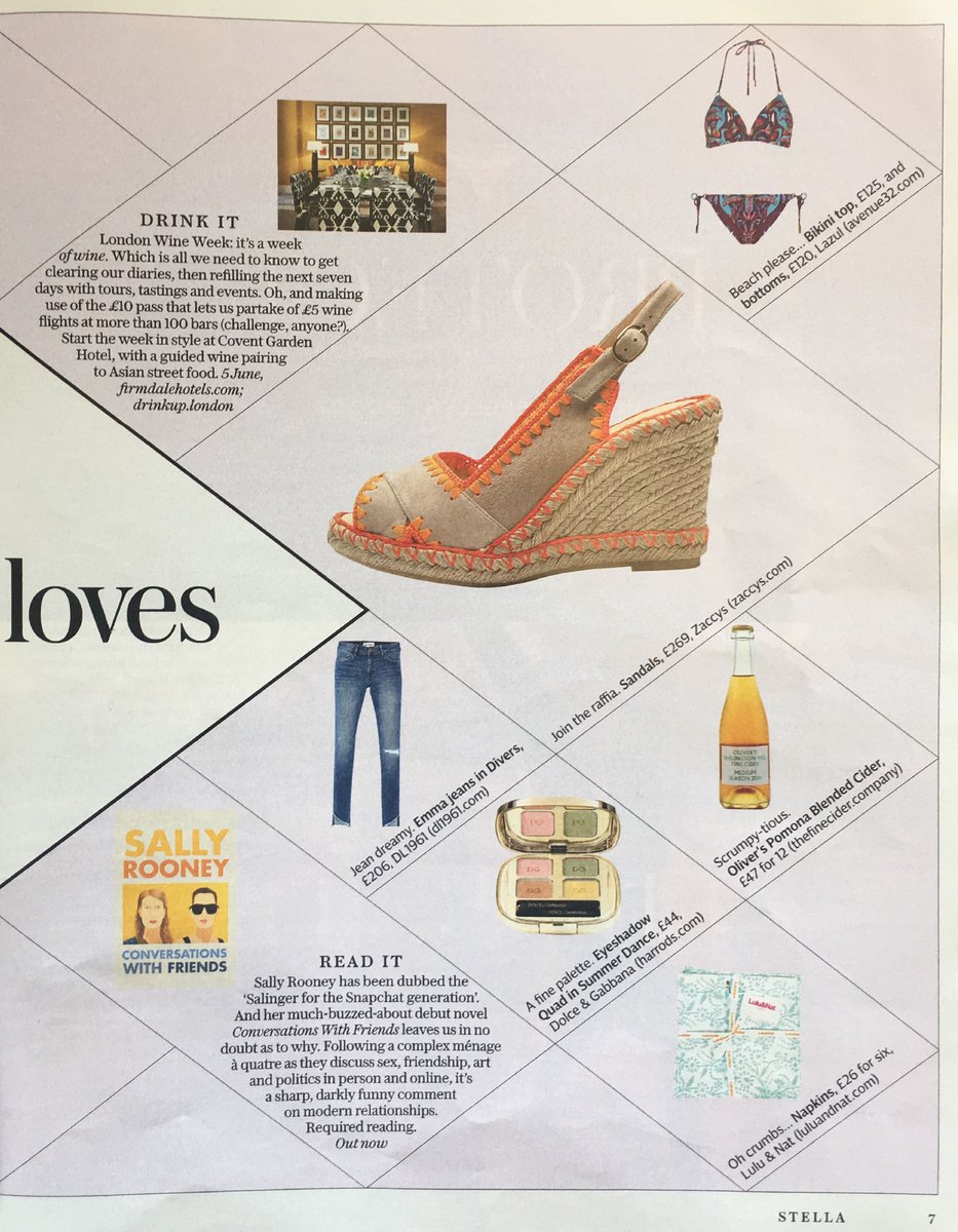 SPOTTED! #ScoopInTheSummer exhibitor @zaccys in @StellaMagazine.
#Fashion #SS18 #FashionBuyer